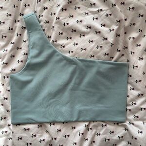 Girlfriend Collective Bianca One Shoulder Bra Glass L